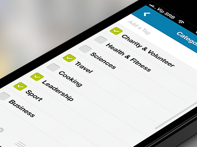 iphone app in progress app application blue categories drop flat green icons interface iphone novi sad preview scuddle serbia tag