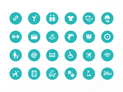 Top10 hotel features icon set 24h airport baby bar boutique breakfast business casino centre childcare cot doctor elevator family features flat golf gym hot hotel icon internet laundry meeting set steam top10 travel wheelchair wifi