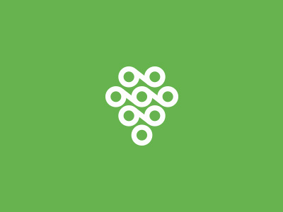 Wine logo branding geometric green identity logo mark modern simple wine