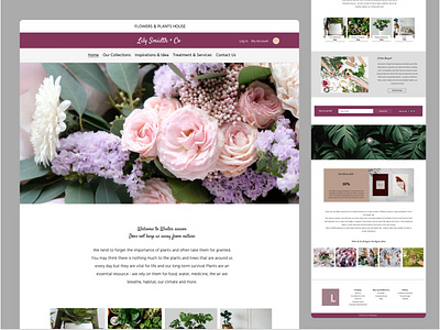 Plant House - Landing Page Design branding design graphic design landing page ui ux web design website design