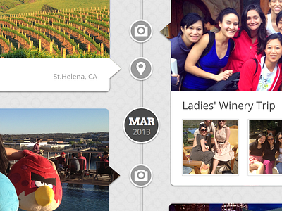innercircle alternate app ios ipad iphone mobile photo sketch social timeline vector vector ui video
