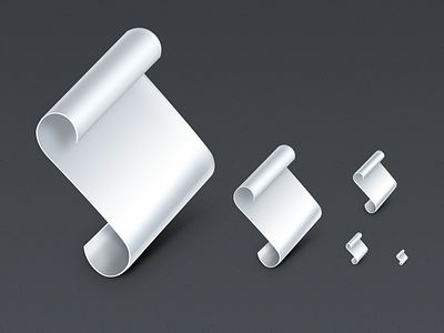 Script Icons 1024 128 256 32 512 64 application clean curl free icon icon design mac osx page paper png realistic script shiny