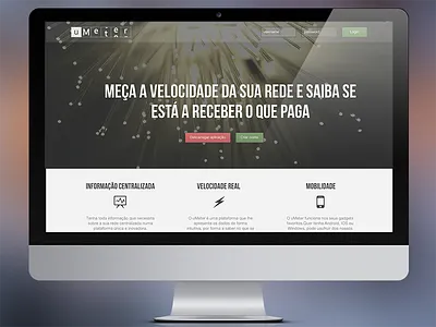 uMeter clean design flat minimal ui user experience user interface web website