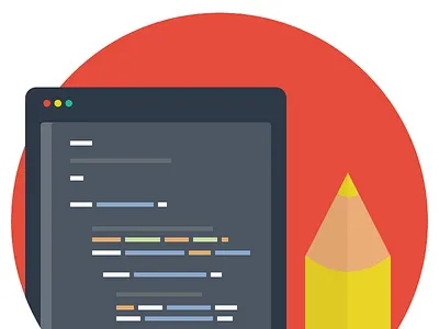 Project Icon code flat icon ooomf pencil project redesign