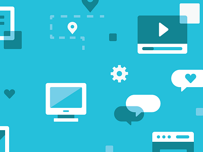 Data browser chat computer data facebook heart like play talk talk bubble thumbs up video youtube