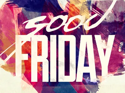 Good Friday Service @ Fellowship Monrovia branding church color design good friday