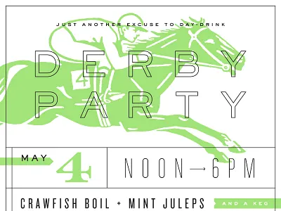 Derby Party day drinking rules derby kentucky derby