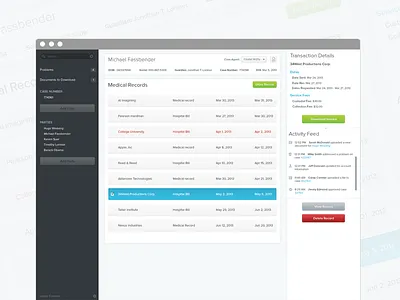 Case View clean dashboard design interface minimal modern modernbits ui ux web