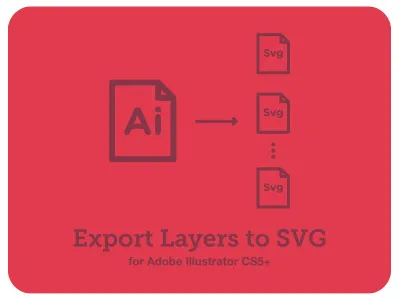 Export Layers to SVG - Script Adobe Illustrator CS5+ export illustrator layer script svg