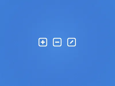 Buttons add buttons delete edit file sketch