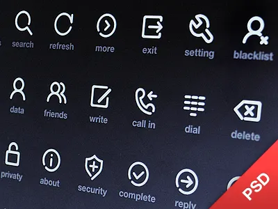 Simple Icon download icon line onlyoly psd simple