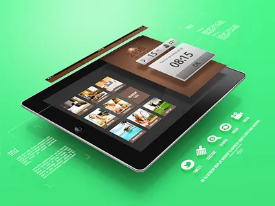 3D UI/SCREEN Tablet Mock up 3d clean mock up mockup presentation screen tablet ui
