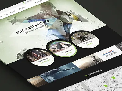 Lifestyle Sport Site cool fashion homepage lifestyle people sport webdesign young