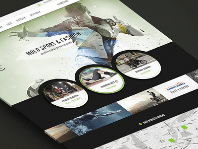 Lifestyle Sport Site cool fashion homepage lifestyle people sport webdesign young