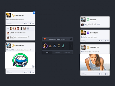 Healthy Heroes (activities) activity app attributes exercise feed healthy heroes iphone ui ux