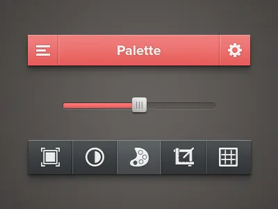 Photo Tool UI [PSD] app iphone photo psd tool ui