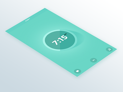 Alarm Ui alarm android clock design flat green iphone konrad group message off on playlist shadow time ui