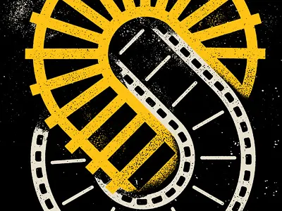 G1988 - Super 8 blksmith g1988 gallery1988 illustration poster print smith super8 texture