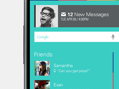 Flat Android UI (WIP) android flat flat android green interface ui user ux