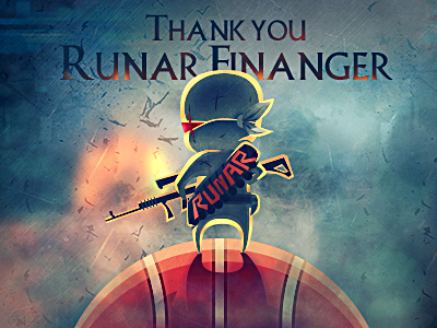 Thanks illustration thanks war