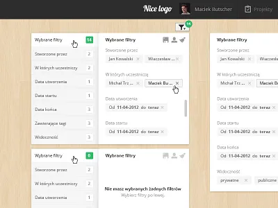 Calendar app GUI part 1 add application black buttons callendar collapse color day design down drop expand flat green icons interface menu month select side ui user ux week white wood