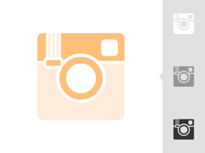 Instagram Icon app camera flat icon instagram metro orange photo