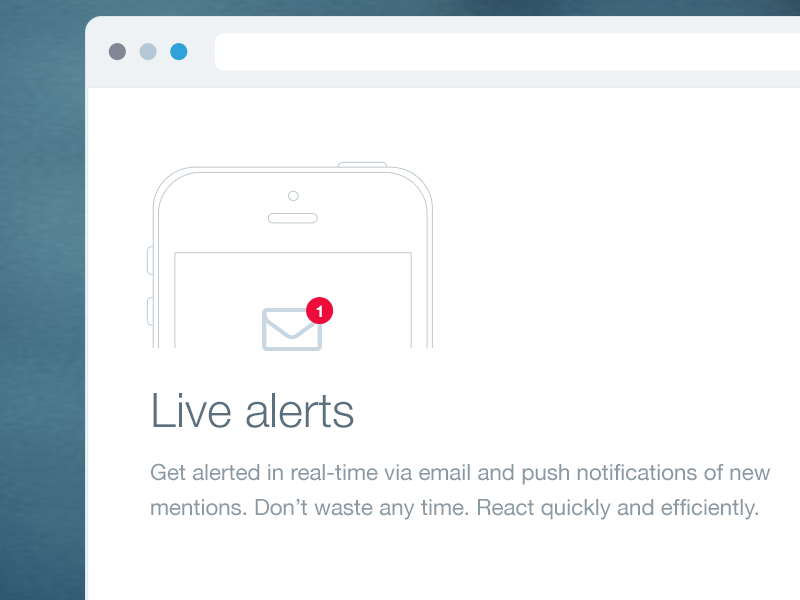 [WIP 2] Features page for mention.net app features features features page flat flat design mention minimalist simple simplicity wip work in progress