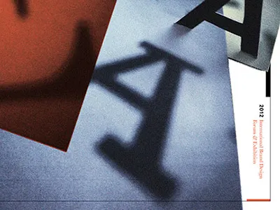 Korean International Brand Forum Poster korea photo shadow typography