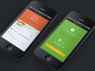 Fiist Reservation ios iphone mockup ui