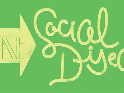 Social Disease andy warhol lettering typography vector