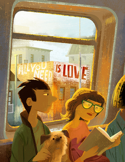 All you need is Love characterdesign children book illustration childrens book childrensbooks digitalart illustration illustration art procreateapp