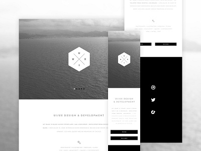 Personal site design design portfolio user experience user interface web design