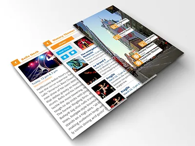Augmented Reality News App Concept app app concept augmented augmented reality concept iphone iphone app iphone app concept mobile application news news app open sans reality
