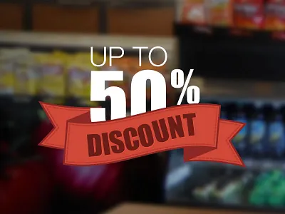 Discount discount landing page ribbon