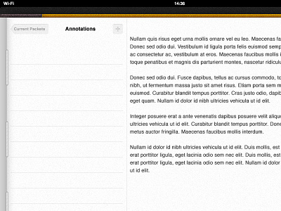 eBoard app for iPad - Annotations app eboard ios ipad ui user interface