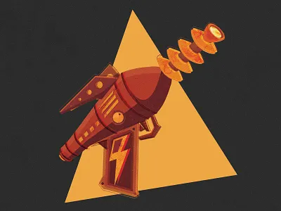 Ray Gun Vector Illustration gun illustration ray gun vector weapon