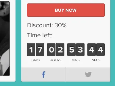 Landing failed button content countdown deals facebook footer header landing page list navigation timer twitter ui web web design