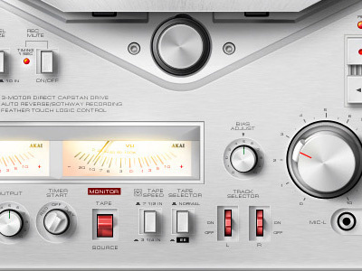AKAI GX 646 by Russ Schwenkler on Dribbble