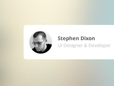 Concept for Portfolio concept designer developer portfolio ui user interface