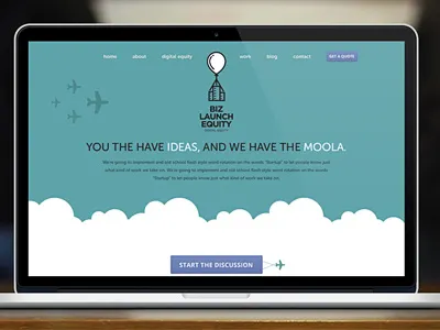 Another home page concept blue branding landing ui vector web web site