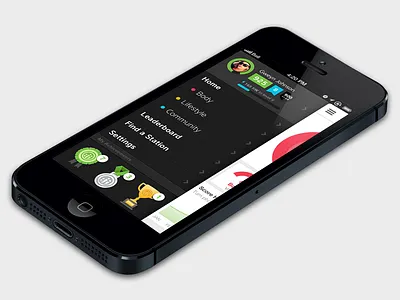 Main Navigation iphone menu mobile navigation slideout ui user interface
