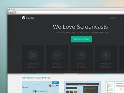Landing Page Rework bitcast home landing page