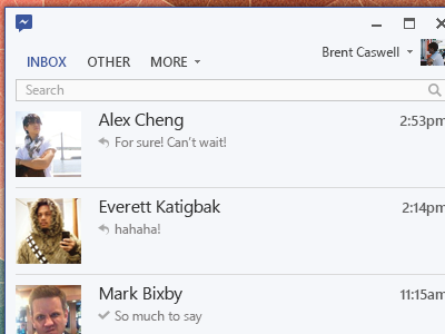 Inbox Window facebook facebook messenger flat messenger metro windows windows 8