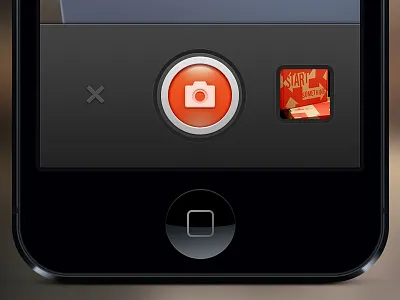 Capture screen app camera cancel capture gallery ios iphone