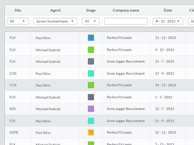 Spreadsheet Interfacin' crm form gray interface not flat potatoes search sentinel active spreadsheet table ui