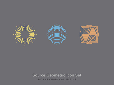Source Geometric Color Palette art deco design geometric icon illustration vector