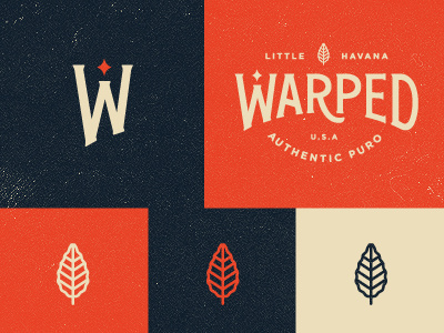 Warped - Identity Preview 01 blksmith branding icon identity logo smith texture