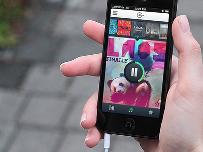 Music Player experience ios iphone mobile music music player ui user user interface ux