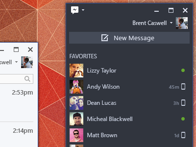 Friends List facebook facebook messenger flat metro windows windows 8