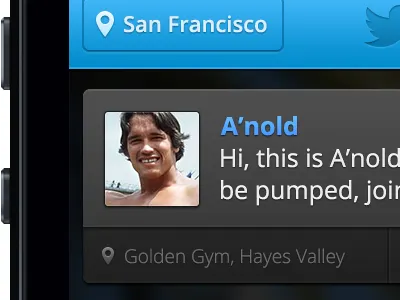 Twitter - wip app arnold clean concept ios mobile pixel pumpin twitter ui ux
